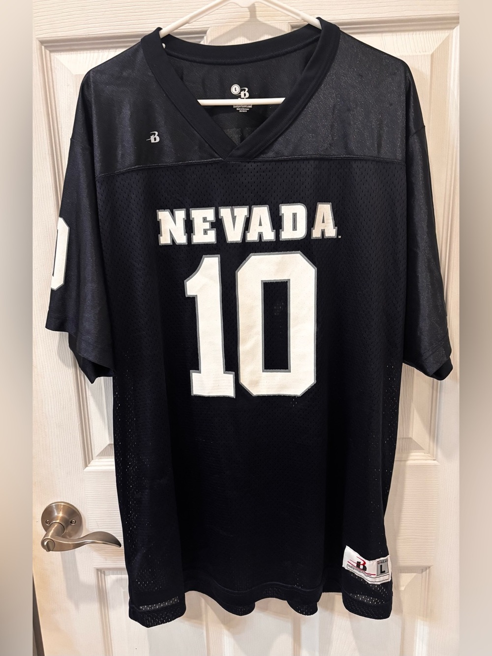 Badger Nevada Kaeperick Number 10 Navy Jersey
